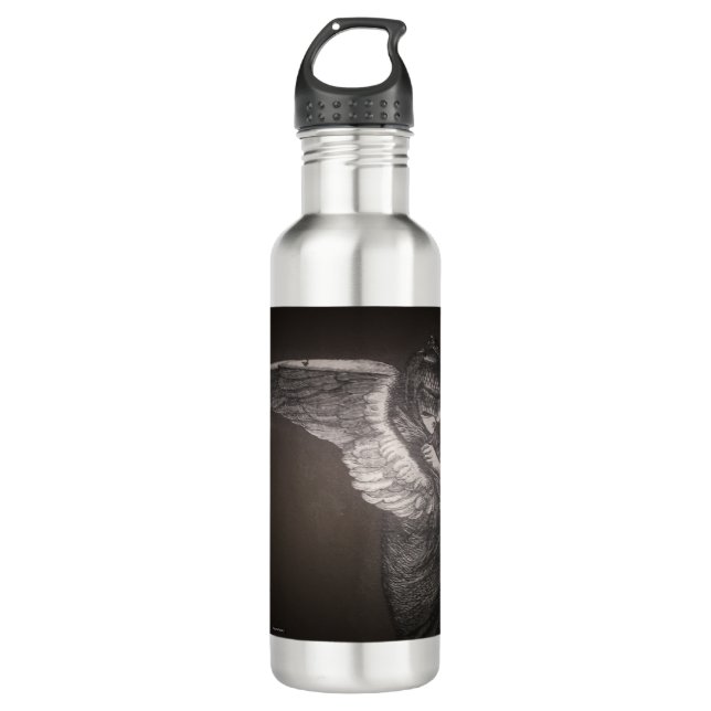 Engels-Wasser-Flasche (24 Unze), Edelstahl Edelstahlflasche (Vorderseite)