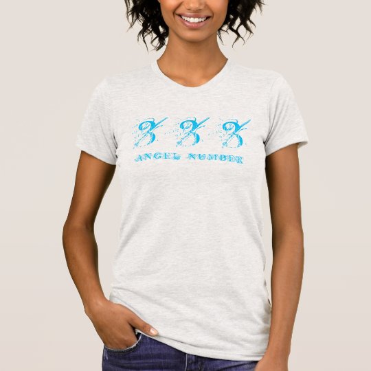 (ENGELS-ZAHL) Synchronicity 333, Blau - T-Shirt