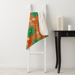 Engelsaugen-Blick Leinwand Galaxien Tief Orange Sherpadecke
