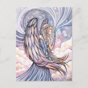 Engelsbriefkarte von Molly Harrison Postkarte