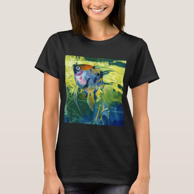 Engelsfisch Überraschung T-Shirt (Vorderseite)