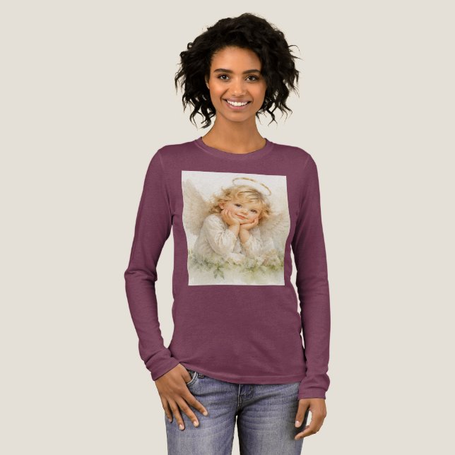 Engelsflüstern - Seraphina Tri-Blend Shirt (Volle Vorderseite)