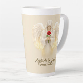 Engelsglaube Goldenes Herz Milchtasse