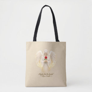 Engelsglaube Goldenes Herz Tasche