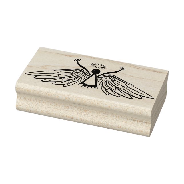 Engelskunst-Briefmarke Gummistempel (Stempel)