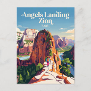 Engelslandung Zion USA Postkarte
