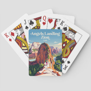 Engelslandung Zion USA Spielkarten