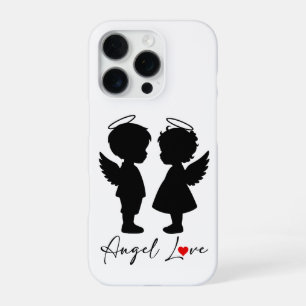 Engelsliebe – Süßes Engel-Paar-Design iPhone 16 Pro Hülle