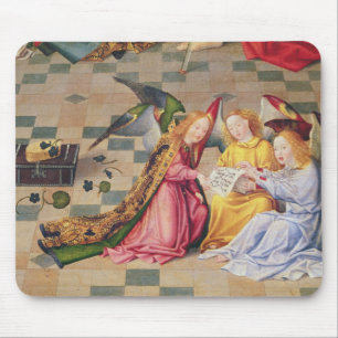 Engelsmusiker von der rechten Platte von Mousepad