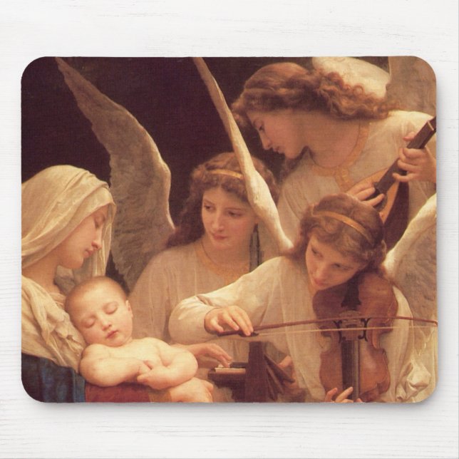 Engelsong von Bouguereau Mousepad (Vorne)