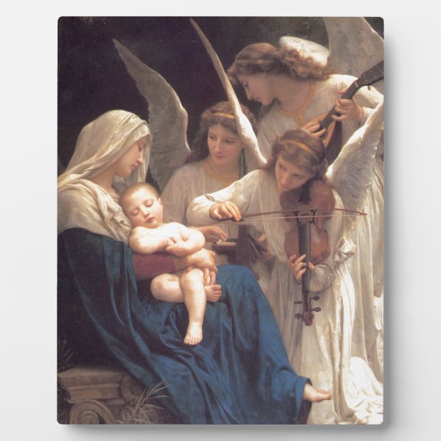 Engelsong - William-Adolphe Bouguereau Fotoplatte (Vorderseite)