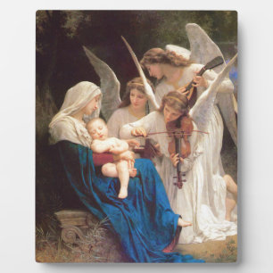 Engelsong - William-Adolphe Bouguereau Fotoplatte