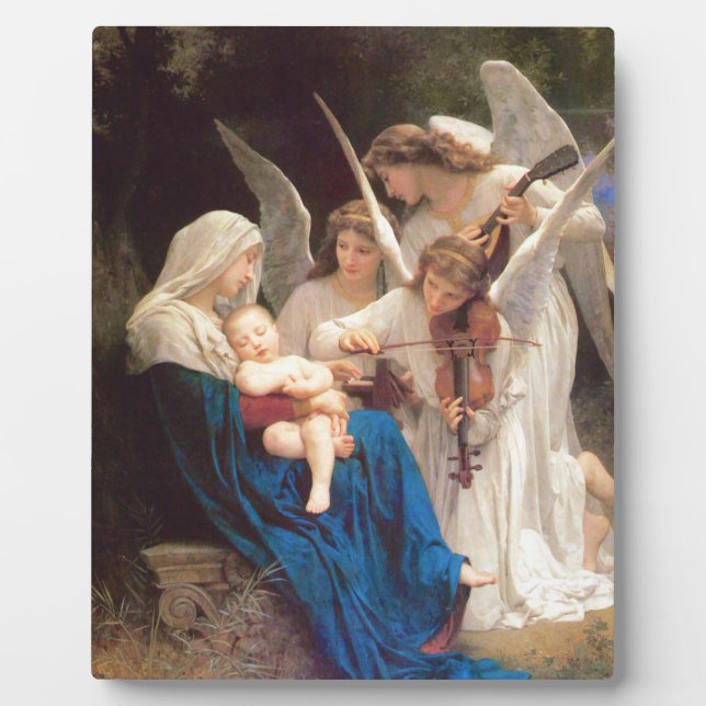 Engelsong - William-Adolphe Bouguereau Fotoplatte (Vorderseite)