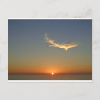 EngelsSonnenuntergang Postkarte