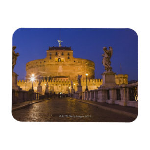 Engelsstatuen auf dem Ponte Sant'Angelo mit Magnet