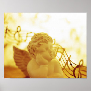 Engelstatue Poster