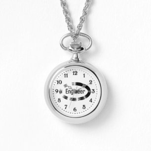 Engineer Black Oval Armbanduhr