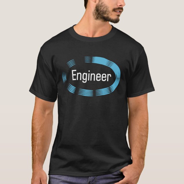 Engineer Blue Oval T-Shirt (Vorderseite)
