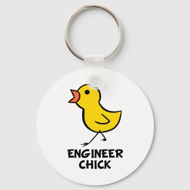 Engineer Chick Schlüsselanhänger (Vorderseite)