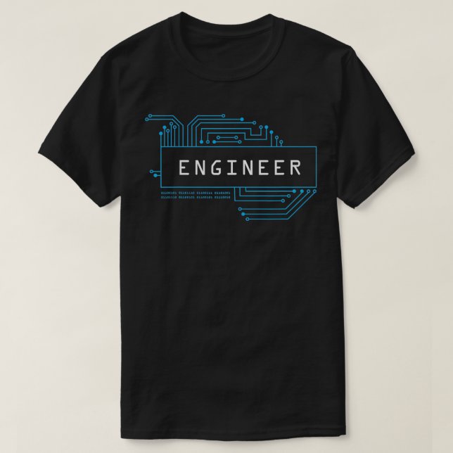 Engineer Computer Circuit Board Engineering STEM T-Shirt (Design vorne)