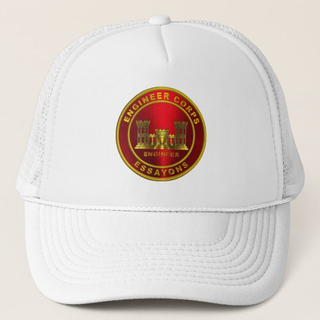 Engineer Corps Trucker Hat Truckerkappe (Vorderseite)
