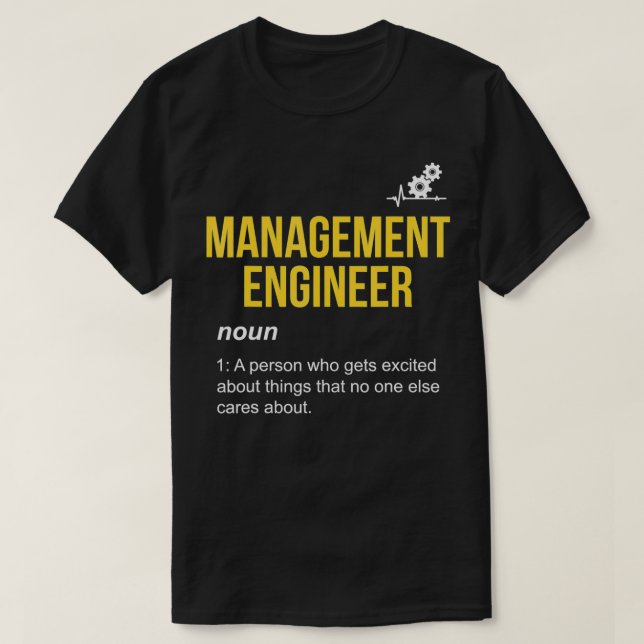 Engineer Definition Management Enginee T-Shirt (Design vorne)