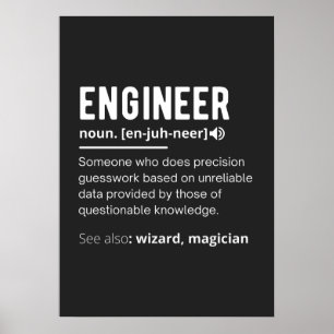 ENGINEER-DEFINITION POSTER