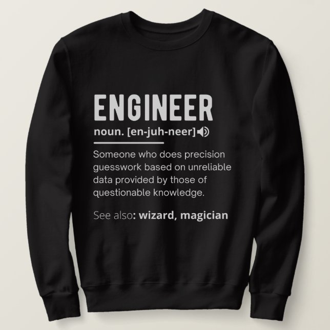 ENGINEER-DEFINITION SWEATSHIRT (Design vorne)