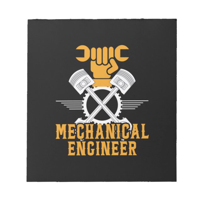 Engineer Mechanical Engineer Notizblock (Vorderseite)