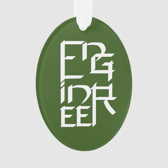 Engineer-Zeichen Ornament (Vorderseite)