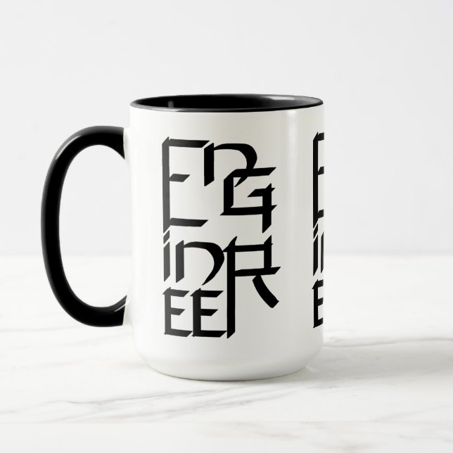 Engineer-Zeichen Tasse (Links)