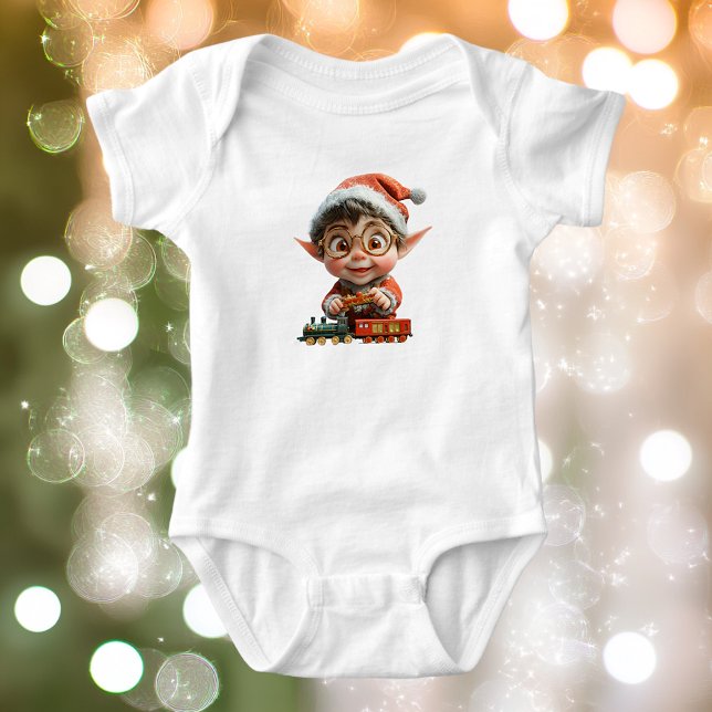 Engineering Baby Christmas Elf Baby Bodysuit Strampler (Von Creator hochgeladen)