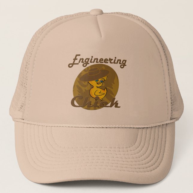 Engineering Chick #6 Truckerkappe (Vorderseite)