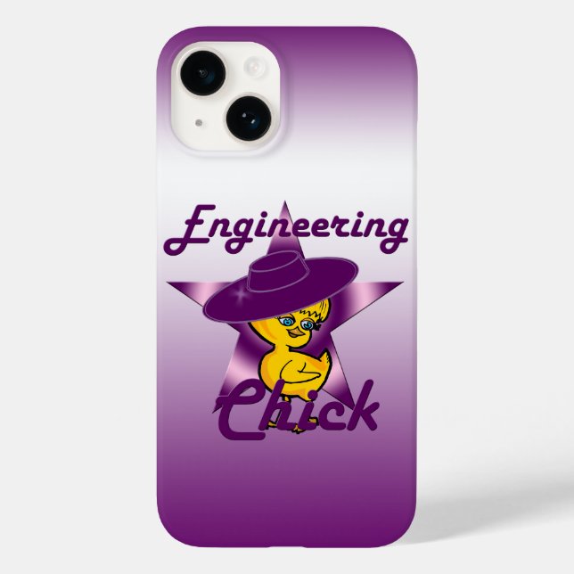 Engineering Chick #9 Case-Mate iPhone 14 Hülle (Rückseite)