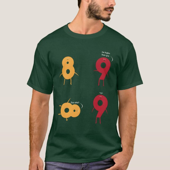 Engineering Infinity Nummer Acht Lustiger Mathe-Wi T-Shirt (Vorderseite)