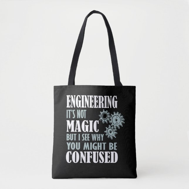 Engineering Magie sehe ich, warum Sie verwirrt sei Tasche (Vorderseite)
