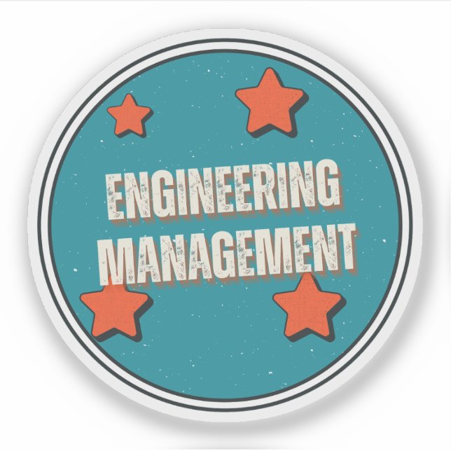 Engineering Management Aufkleber (Vorderseite)