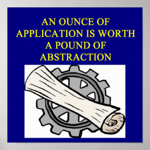 ENGINEERING-Sprichwort Poster