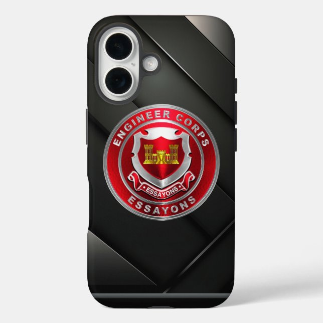 Engineeringkorps iPhone 16 Hülle (Rückseite)