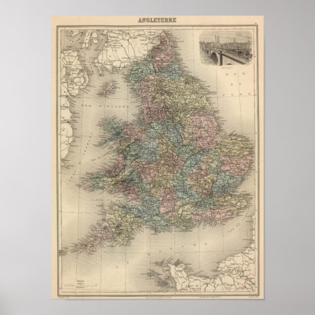 England 4 poster (Vorne)