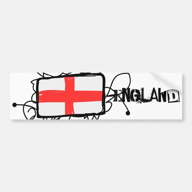 England Autoaufkleber (Vorne)