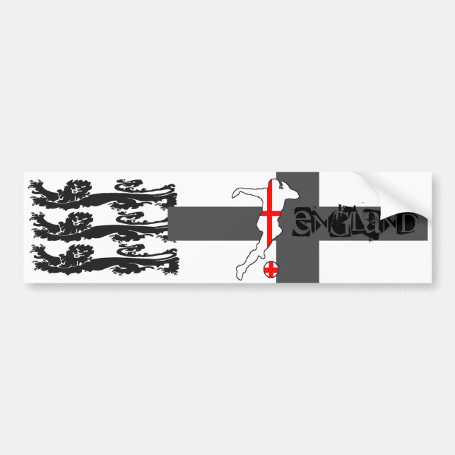 ENGLAND-Autoaufkleber Autoaufkleber (Vorne)