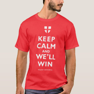 England Behielt Calm Red T-Shirt