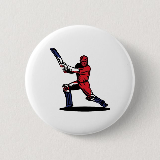 England Cricket Trikot  Button (Vorderseite)