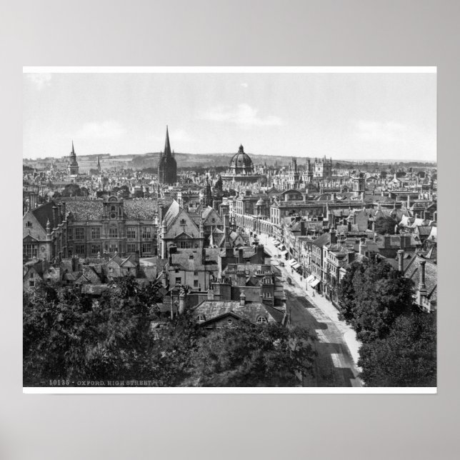 England des 19. Jahrhunderts, Oxford High St. Pano Poster (Vorne)