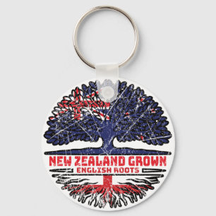 England Englisch New Zealander New Zealand Tree Schlüsselanhänger