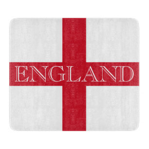 England: englische Flagge Schneidebrett