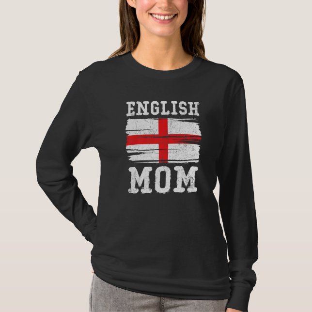 England Englische Mutter T-Shirt (Vorderseite)