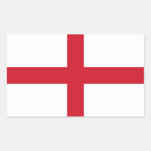 England/English Flag - Vereinigtes Königreich Rechteckiger Aufkleber