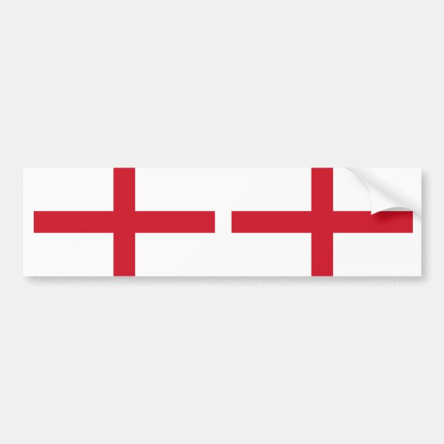 England Flag Autoaufkleber (Vorne)